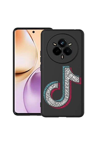 bestcase Husă pentru Realme 14 Pro Plus 5G, Caligrafie TikTok, Silicon subțir...