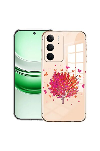 bestcase ¬Æ Husa Clear Silicon pentru Realme C71, Butterflies Tree, 2041144 T...