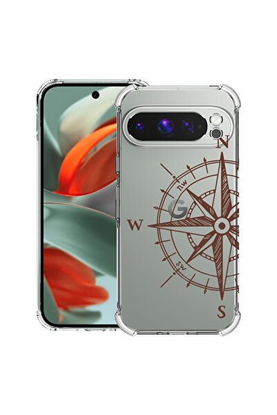 bestcase Калъф за Google Pixel 9 Pro XL, Удароустойчив 1.5ММ, Компас, Защита ...