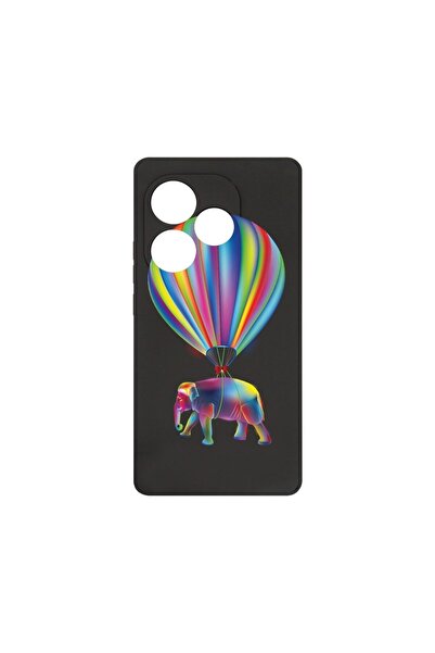 bestcase ¬Æ Husa Premium Silicon, Compatibila Cu Realme GT 6, Rainbow Elefant...