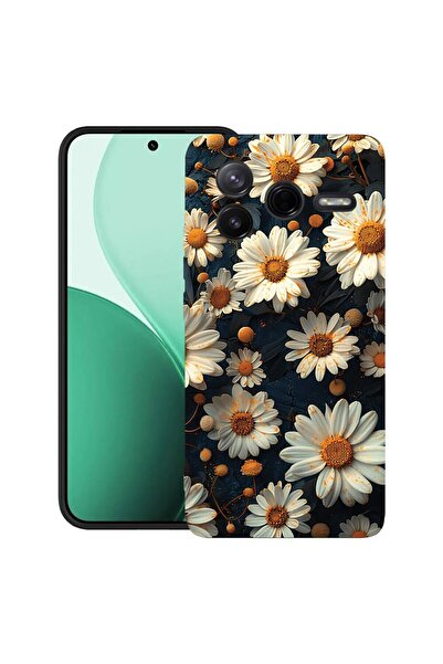 bestcase Υπέρλεπτη Θήκη TPU Συμβατή με Poco F7 Pro, με Σχέδιο 3D Μαργαρίτα, 3...