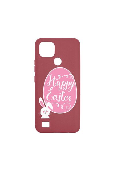 bestcase Θήκη σιλικόνης, Συμβατή με Realme C21, Καλό Πάσχα, ανθεκτική στη φθο...