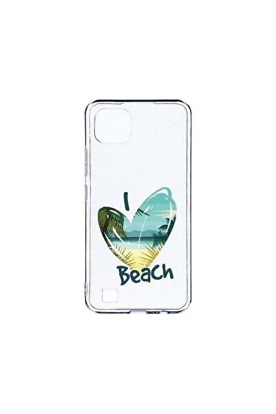 bestcase Husa BestCase¬Æ Clear Silicon 2MM, Compatibila Cu Realme C20, I Love...