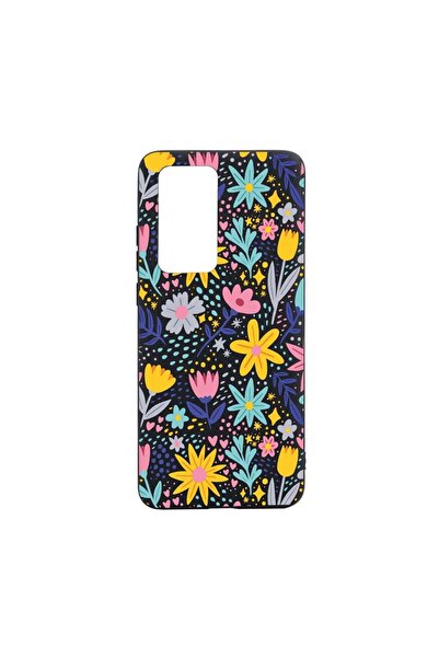 bestcase Husa Silicon Compatibila Cu Huawei P40, Little Flowers, rezistenta l...