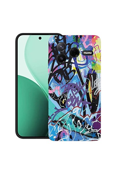 bestcase Υπέρλεπτη Θήκη TPU Συμβατή με Poco F7 Pro, με Σχέδιο Γκράφιτι, 31196...
