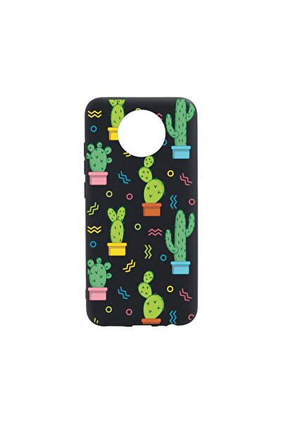 bestcase Силиконов калъф, съвместим с Nokia C20, Cactus, устойчив на износван...