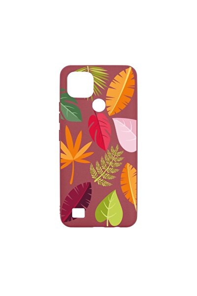 bestcase Θήκη σιλικόνης, Συμβατή με Realme C21, Φτερά, Φθινόπωρο, ανθεκτική σ...