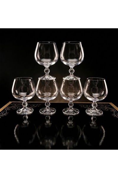 Gold Blue Kristal Kahve Yanı Su Bardağı 250ml