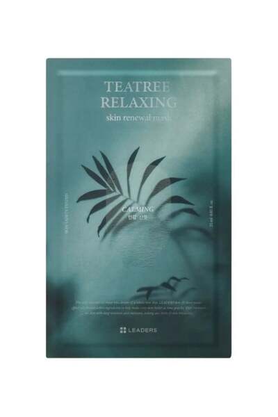 Leaders Teatree Relaxing Skin Renewal Mask | Akneye Eğilimli Ciltler İçin Çay...
