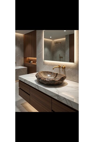 Uğur Mermer Lavabo granit doğal el yapımı taş
