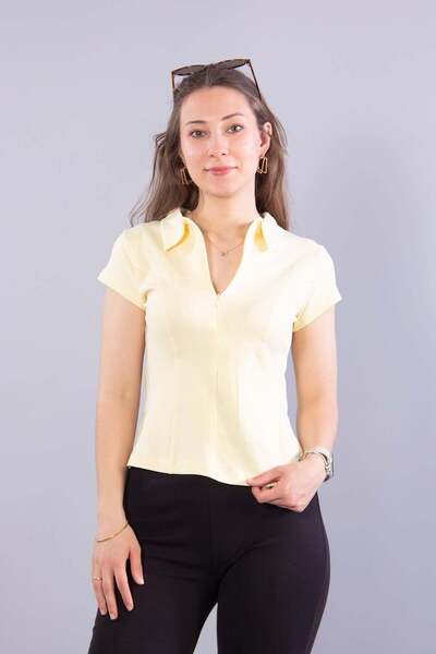 Mckanzie 26651 Tricou din material interlock cu fermoar