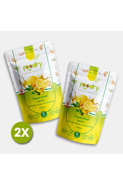 Foodry Freeze-Dry Limon (Freeze Dried Lemon) | Dondurularak Kurutulmuş Meyve ...