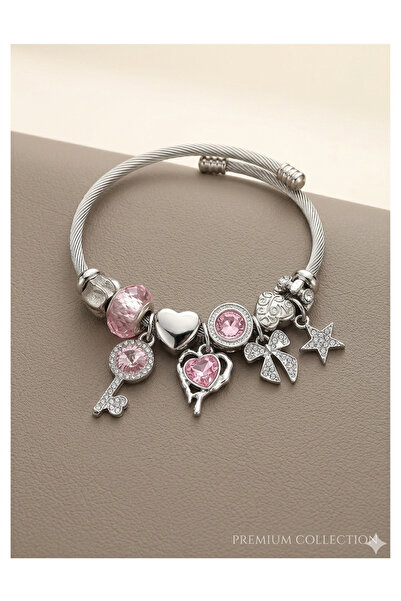 AYDA STORE Charm Steel Bracelet