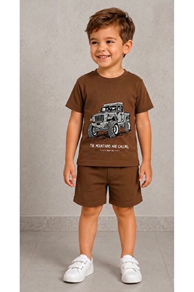 Milanlı Kids Boy's Cotton Summer Set (Top and Bottom)