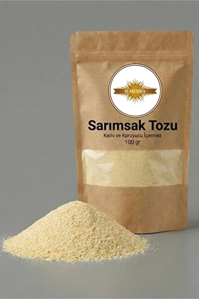 İLMİ ŞİFA Sarımsak Tozu (Kuru Sarımsak Tozu – Garlic Powder – Powdered Garlic...