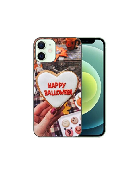 OEM Husa compatibila cu Apple iPhone 12 Mini Silicon Gel Tpu Model Happy Hall...
