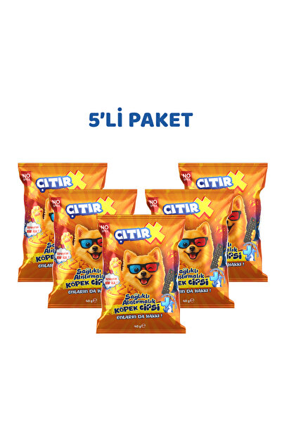 ÇıtırX Köpek Cipsi (40 Gr. X 5 Adet)