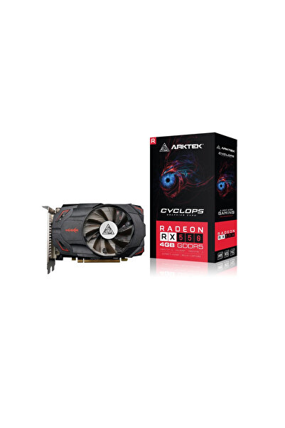 arktek CYCLOPS, AKR550D5S4GH1, RX550, 4Gb, GDDR5, 128BIT, 1xDVI, 1xHDMI, 1xDP...