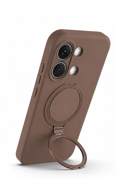 Nezih Case Xiaomi Poco X8 Pro Max Uyumlu İçi Kadife Stand Olabilen Halka Yüzü...