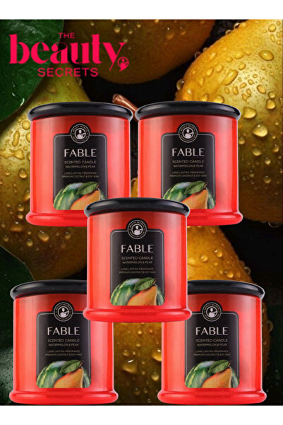 The Beauty Secrets 5 Pieces Fable Scented Candle 500grams