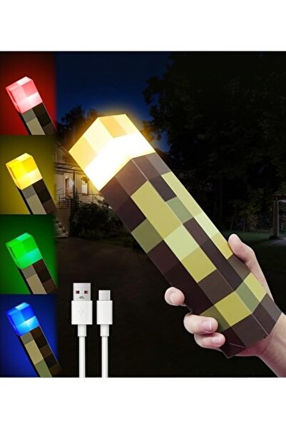 lstri Minecraft El Feneri Model Oyuncak Atmosferik Gece Lambası Duvar Dekoru ...