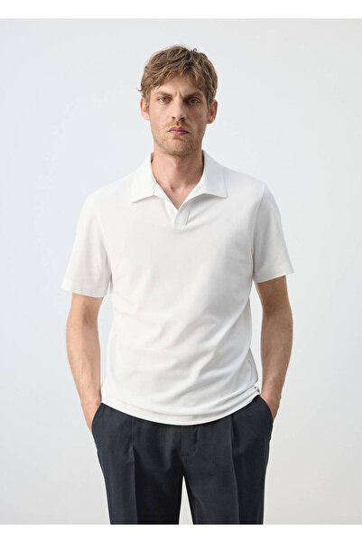 MANGO Man Slim fit pike polo yaka gömlek