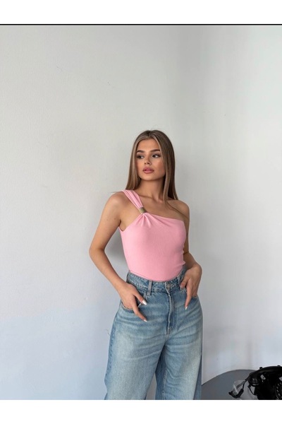 Cielo Butikk Toka Detaylı Tek Kol Bluz