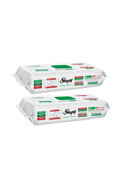 Sleepy 2x EASY CLEAN Wet cloths for floor cleaning White Soap 50 pcs