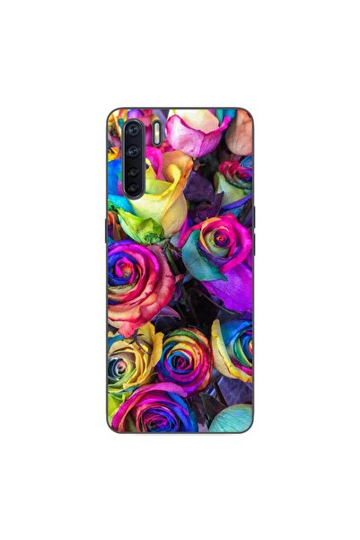 OEM Husa compatibila cu Oppo A91 Silicon Gel Tpu Model Trandafiri Colorati