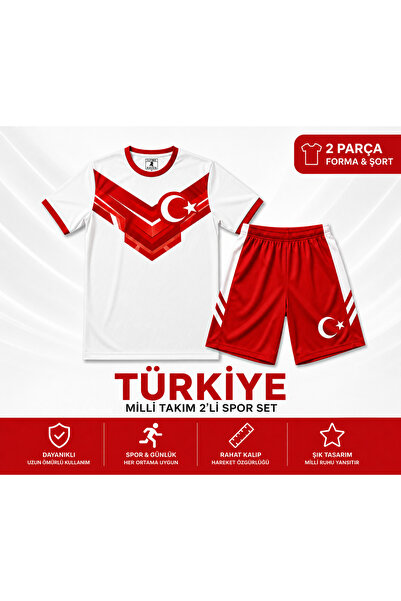 The RAVEN Premium Türkiye Serisi Çocuk Futbol Forması 2 PARÇA