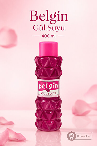 İlkbenaldim 1 Adet Gül Suyu 400 ml | Ferahlatıcı Gül Kokulu Günlük Bakım Suyu...