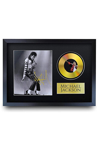 Boomah Accessories Michael Jackson Printed Autograph Framed Poster 30x40 cm –...