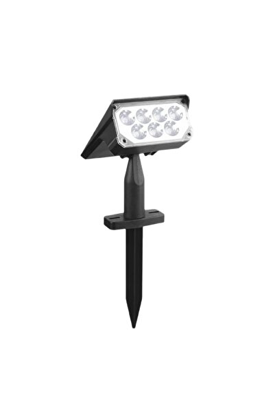 BaoBao Lampă solară de sol cu două capete de iluminare, din plastic rezistent...