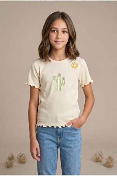 Cortigiani Girls T-Shirt Short Sleeve, 3-4Y