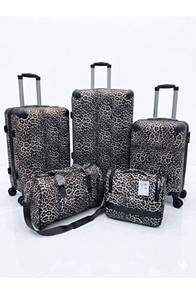 DAY BY DAY Travel Bag Leather Luggage 5 Pieces Set Suitcase