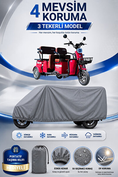 Motobros Motorcycle Tarpaulin Arora Felix Plus 3-Wheeled Electric Vehicle Tar...