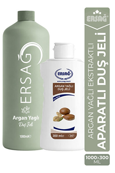 Ersağ Aparatlı Argan Yağlı Duş Jeli 1000 ML
