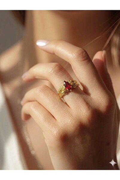 elemeğiürünler Bohera Boutique Handcrafted Pure Brass Authentic Vintage Ring ...