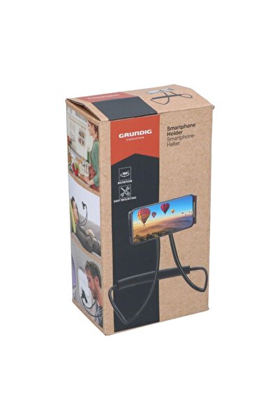 Grundig Suport elastic reglabil pentru smartphone (negru)