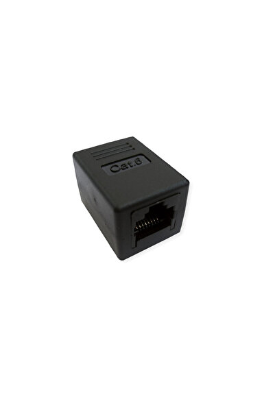 VALUE Rj-45 Modular Coupler, Cat.6, Unshielded, Black