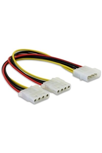 DELOCK Cablu de alimentare Molex 4 pini la 2x Molex 4 pini St/Bu/Bu