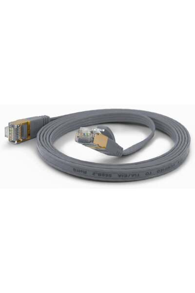 Wantec Patchkabel FTP CAT6 q=1,6x6,5mm 0,20m grau