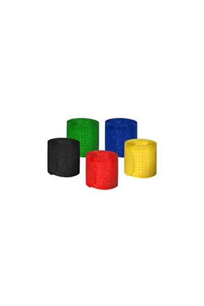 MediaRange Klettbinder-Streifen 16x215mm farbig sortiert 5pc