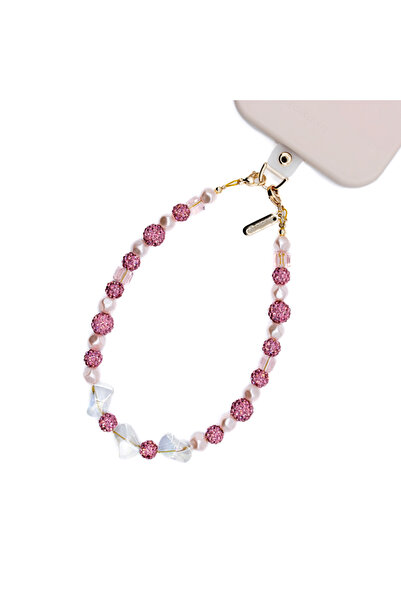 Crong Breloc pentru telefon - Șnur cu mărgele sclipitoare (Twinkle Beads)