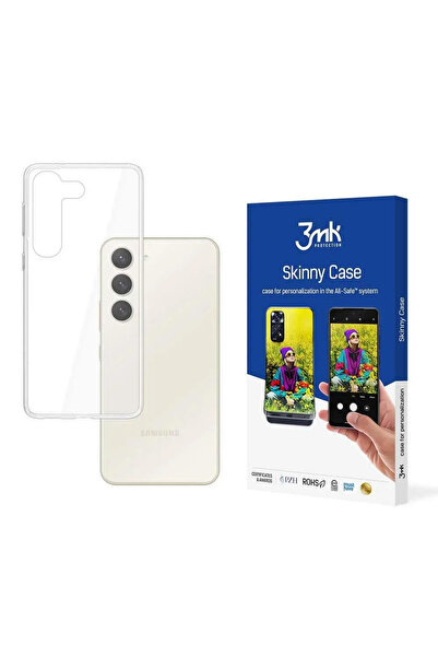 3MK Husă Subțire Integral Sigură Sam S23+ S916 Transparentă