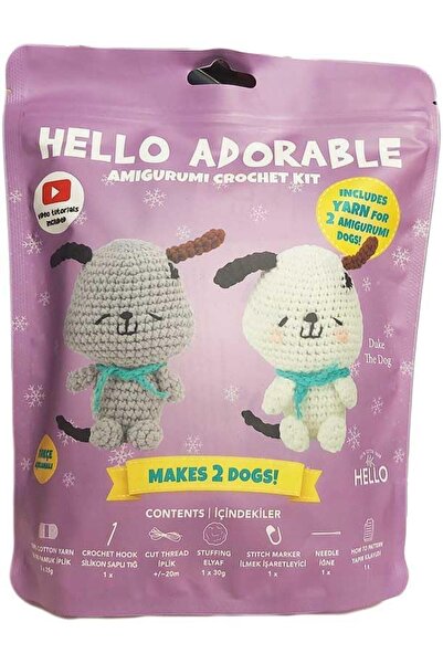 Hello Adorable Amigurumi Kiti - 2'li Set HC883