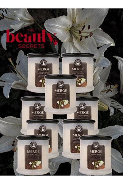 The Beauty Secrets 9 Pieces Merge Scented Candle 500grams