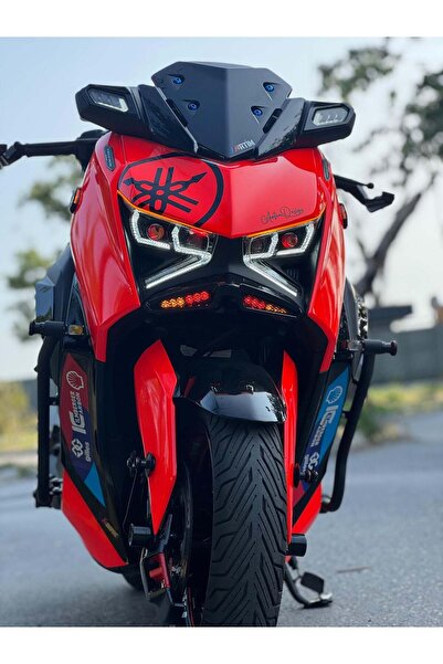 Yamaha Xmax 250-300 (2024-26) Basamaklı Spor Koruma Demiri Seti Mavi