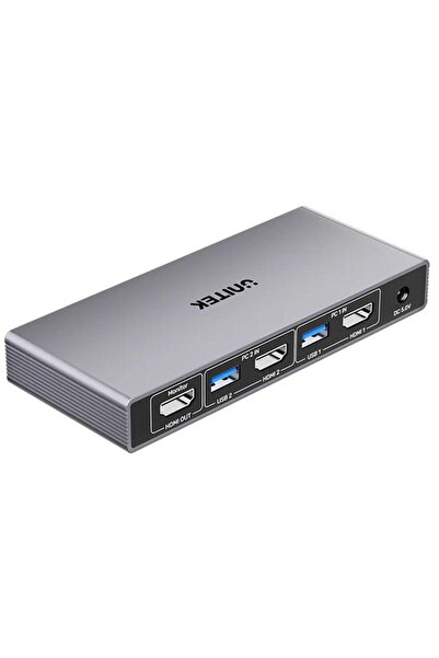Unitek V1309AGY01-EU HDMI KVM Switch 5Gbps 4K 60Hz USB 3.0