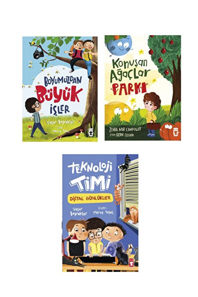 Timaş Çocuk مجموعة كتب رقمية من فريق تكنولوجيا تيمي للحدائق، تتضمن 3 كتب، من ...